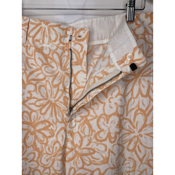 FREE PEOPLE Love So Right Cotton Wide Leg Pants - Color: Orange, Size 14  NWOT - Picture 3 of 8